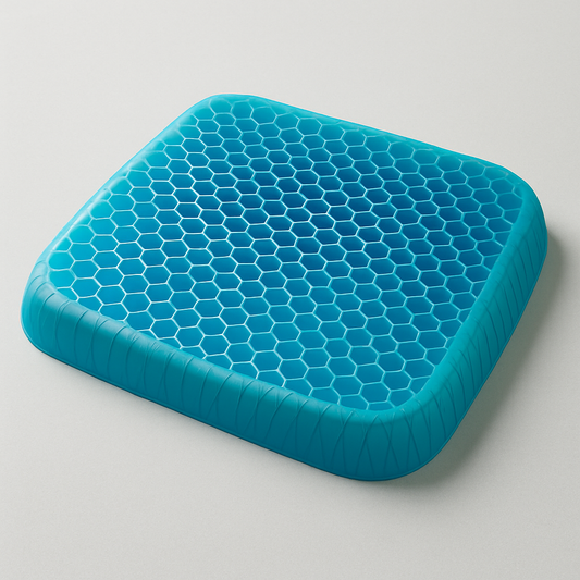Cojín de asiento de gel con diseño panal