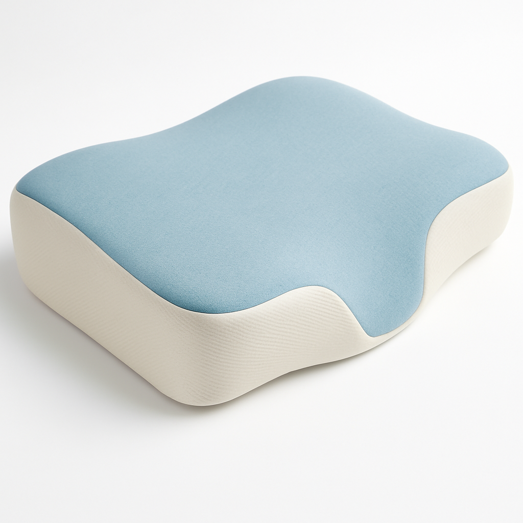 Almohada cervical viscoelástica con funda lavable