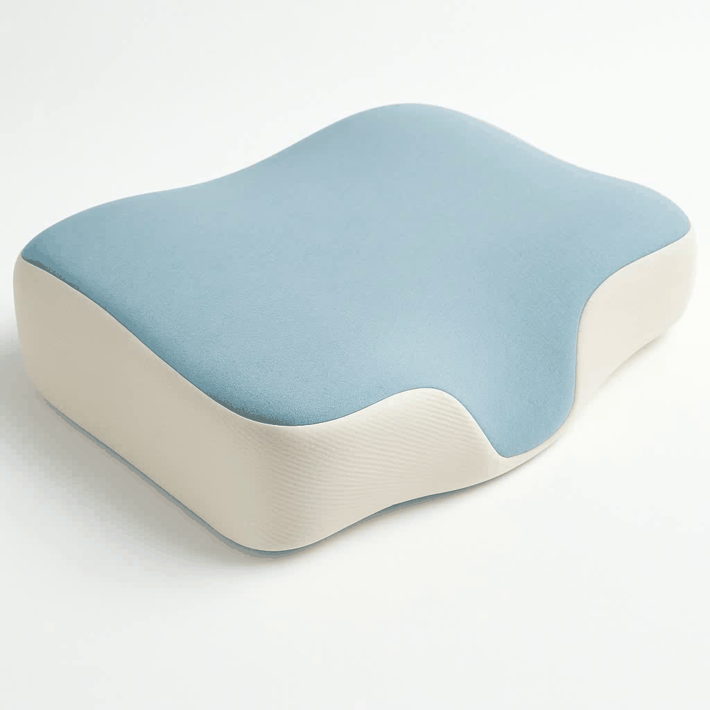 Almohada cervical viscoelástica con funda lavable